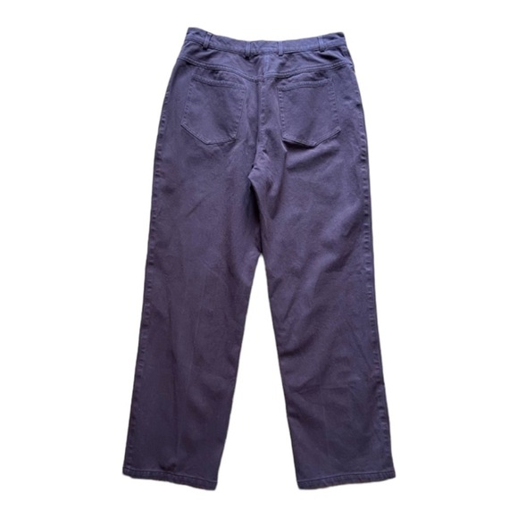 St. John Sport Twill Pants in Wine - Picture 5 of 8